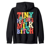 Tiny Person's Milk Bitch Baby Breast Feeding Zip Hoodie