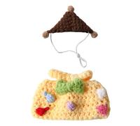 Tiny Pet Outfit - Stylish Knitted Costume, Adorable Vest, Soft Cotton Yarn with Flexible Weave, Miniature Fashion Set, Decorative Photography Prop for Small Animals Like Hedgehogs