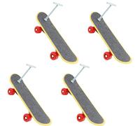 Tiny Pet Skateboard Set 4PCS Bird Training Props For Parrots Reptiles Interactive Exercise Toy Safe Entertainment Safe Pet Skateboards