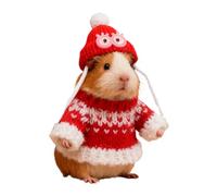 Tiny pet winter sweaters - Warm Handmade Garment, Breathable Comfortable Sweater Coat, Cute Winter Wear for Ferret Cavy Bunny | Home Daily Dress Up Picture Prop Apparel core toto