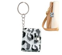 Tiny Photo Albums - Pockets Photo Binder Album, Love Heart Hollow Portable Card Binder Collector, Display Memory Keeping Small | Album With Keychain Clear Pocket For Cards