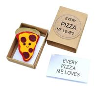 Tiny Pizza Toys Plush Cute Felt Small Halloween Decorative Doll