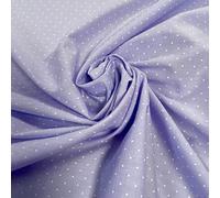 Tiny Polka Dot Pastel Polycotton Fabric Material *Sold by The Metre* 113cm Wide (Pastel Lilac) (Half METRE)