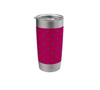 Tiny Polka dot Pattern Blue and red Stainless Steel Insulated Tumbler