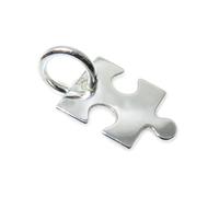 TINY puzzle piece sterling silver charm .925 x 1 Puzzel & Jigsaw Puzzles charms