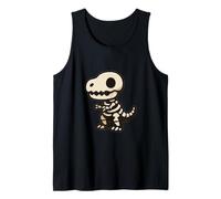 Tiny Raptor Explorer. Cute Kawaii Dino Adventure Tank Top