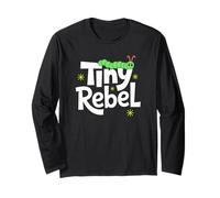 Tiny Rebel Caterpillar Graphic Design, Bug Apparel Kids Long Sleeve T-Shirt