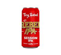 Tiny Rebel Rebel IPA 12 x 440ml - 4.3% ABV - Session IPA - Craft Beer