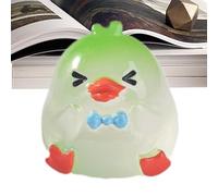 Tiny Resin Ducks,Glowing Garden Accessories Tiny Ducks - Clear Animal Crafts Ornament, Desktop Ducks Ornaments for Bookshelf