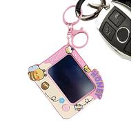 Tiny Sketch Pad - Tiny Cartoon Theme Writing Tablet with Keyring | Backpack Keychain Clip Doodle Drawing Boards, Hangable Ornaments Keychain Supplies for Friends Family