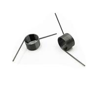 Tiny Stainless Steel Torsional Springs, 65Mn Steel Helical Torsion Spring 0.7mm Wire Pack Of 5 Angles 60-180 Degrees Sizes 6.5-9mm(4.2mm (120 Degrees),8.5mm)