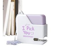 Tiny Stapler - Compact Office Set, Mini Desktop Tool | Portable School Organizer with Lightweight Clip Binding, Cute Stationery Supply Kit for Paperwork, Filing, Travel Bag or Study Desk Use