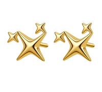 Tiny Star Stud Earrings Hypoallergenic 925 Sterling Silver Small Mini Star Earrings Spike Earrings Stud Dainty Jewelry, Stainless Steel, No Gemstone