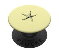 Tiny Starfish Minimalist Aesthetic Graphic PopSockets Adhesive PopGrip