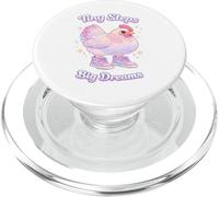 Tiny Steps Big Dreams Cute Chicken Aesthetic Motivational PopSockets PopGrip for MagSafe