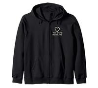 Tiny Steps Big Dreams Kids Footprint Heart Family Wear Zip Hoodie