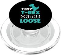 Tiny T-Rex On The Loose Cute Dinosaur Adventure PopSockets PopGrip for MagSafe