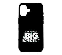 Tiny Tablets Big Responsibility Pharmacy Tech Case for iPhone 16