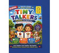 Tiny Talkers: My First Spanish - English Words: A Bilingual First Words Picture Book for Toddlers Ages 1-4 | Colors, Animals & Everyday Vocabulary