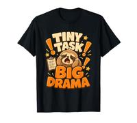 Tiny Task Big Drama Planner Humor T-Shirt
