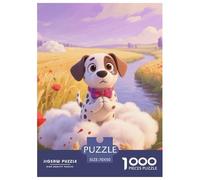 Tiny Teacup Poodle 1000 Piece Jigsaw Puzzle Educational Games Creative Pet Dog Jigsaw Puzzle Stress Reliever for Travel Gifts,Present 70x50cm/1000pcs