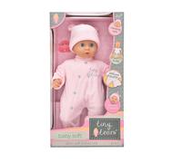 | Tiny Tears - Baby Soft - 38cm soft bodied doll in pink outfit: One of the UK's best loved doll brands! | Nurturing Dolls| Ages 10m+