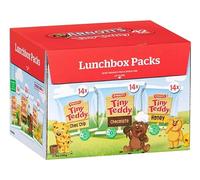 Tiny Teddy Biscuits Variety Pack, Choc Chip, Chocolate, Honey, 42 Packs, 1050g