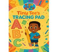 Tiny Tee Activity Pad - Alphabet, Numbers & Handwriting Practice for Toddlers | Upper & Lowercase Letters + Numbers 1-20