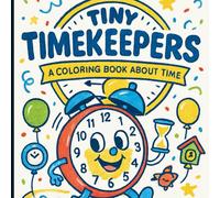 Tiny Timekeepers: Learn to Tell Time Coloring Book: A Fun Coloring Adventure to Teach Kids How to Read Clocks and Tell Time