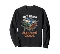 Tiny Titans Massive Cool Funny Bug Beetle Power Sweatshirt