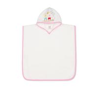 Tiny To Tots Peppa Pig Poncho Cotton Towel - White/Pink in White Tiny To Tots White