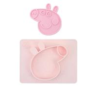 Tiny To Tots Peppa Pig Silicone Teether And Mat Bundle