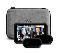 Tiny Traveler Baby Car Camera for 2 Kids, 5” Touch Screen Baby Car Monitor, No WiFi Baby Camera for Car Home Travel Roadtrip - Rear-Facing Car Seat Monitor Night Vision Baby Reminder Alert - Black