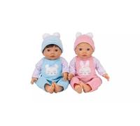 Tiny Treasures 17 Inch Bunny And Bear Twins Baby Dolls
