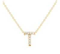 Tiny Treasures 18ct Yellow Gold 0.04ct Love Letter T Necklaces