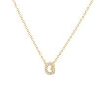 Tiny Treasures 18ct Yellow Gold 0.06ct Love Letter G Necklaces