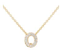 Tiny Treasures 18ct Yellow Gold 0.06ct Love Letter O Necklaces