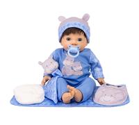 Tiny Treasures 44cm Little Hippo Baby Doll Gift Set