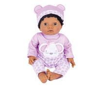 Tiny Treasures Baby Doll in Purple Mouse Outfit- 17inch/44cm