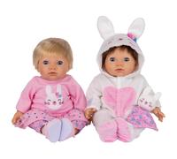 Tiny Treasures Bunny Blossom Outfit Baby Doll Bumper Set