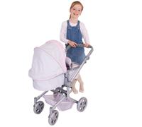 Tiny Treasures Folding Dolls Pram
