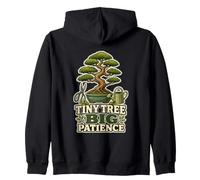 TINY TREE BIG PATIENCE Hobby Table Calm Zip Hoodie