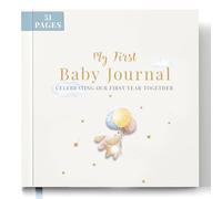 Tiny Trees® Baby Memory Book - Baby Keepsake Journal & Scrapbook Album - My First Year Diary for Boys & Girls - Gift for New Parents - Capture Milestones & Precious Memories (51 Pages)