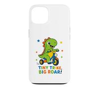 Tiny Trike Big Roar Dinosaur Cute Dino Riding Tricycle Kids Case for iPhone 13
