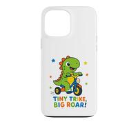 Tiny Trike Big Roar Dinosaur Cute Dino Riding Tricycle Kids Case for iPhone 13 Pro Max