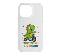 Tiny Trike Big Roar Dinosaur Cute Dino Riding Tricycle Kids Case for iPhone 14 Pro Max