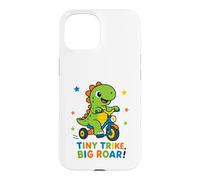Tiny Trike Big Roar Dinosaur Cute Dino Riding Tricycle Kids Case for iPhone 15