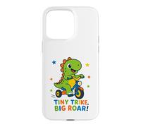 Tiny Trike Big Roar Dinosaur Cute Dino Riding Tricycle Kids Case for iPhone 15 Pro Max