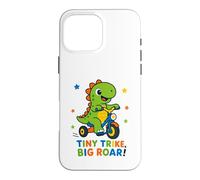Tiny Trike Big Roar Dinosaur Cute Dino Riding Tricycle Kids Case for iPhone 16 Pro Max