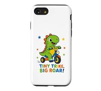 Tiny Trike Big Roar Dinosaur Cute Dino Riding Tricycle Kids Case for iPhone SE (2020) / 7/8